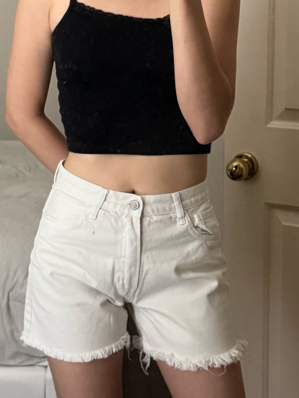 Brandy Melville cream white shorts